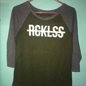 Dark Green Baseball Tee
